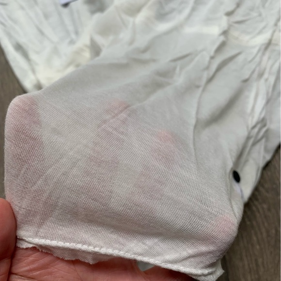 Revolve One Teaspoon Soho Fine Wool Grandpa Top Long Sleeves Ivory Size Small - Picture 15 of 16